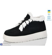Черевики жіночі на зиму (6 пар р.36-41) чорний  "LIKA"