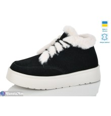 Черевики жіночі на зиму (6 пар р.36-41) чорний  "LIKA"