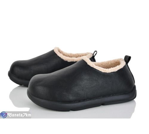 Туфлі жіночі на зиму (8 пар р.36-43) чорний  "VIOLA"