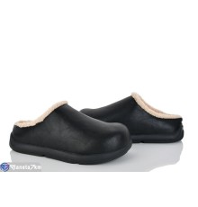 Жіночі сабо на зиму (8 пар р.36-43) чорний  "VIOLA"