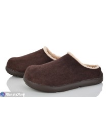 Жіночі сабо на зиму (8 пар р.36-43) коричневий  "VIOLA"