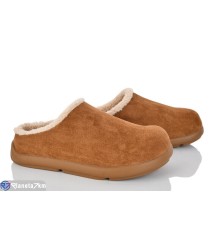 Жіночі сабо на зиму (8 пар р.36-43) camel  "VIOLA"