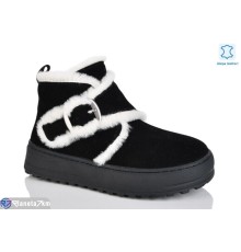 Черевики жіночі на зиму (6 пар р.36-40) чорний  "TETRAST"