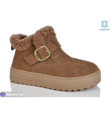 Черевики жіночі на зиму (6 пар р.36-40) коричневий  "TETRAST"