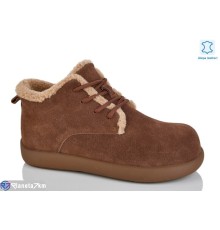 Черевики жіночі на зиму (6 пар р.36-40) коричневий  "TETRAST"