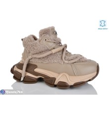 Кросівки жіночі на зиму (6 пар р.36-40) коричневий  "TETRAST"