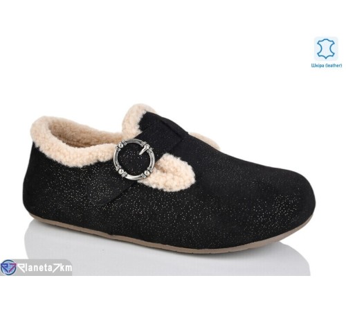 Туфлі жіночі на зиму (6 пар р.36-40) чорний  "TETRAST"