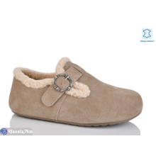 Туфлі жіночі на зиму (6 пар р.36-40) бежевий  "TETRAST"