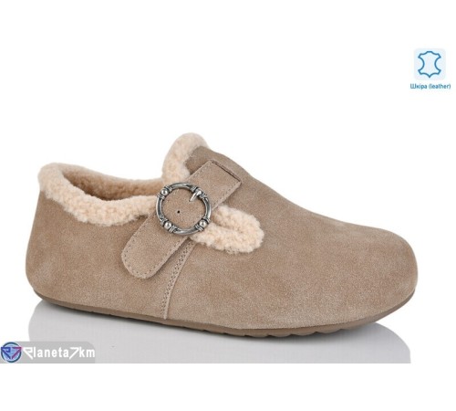 Туфлі жіночі на зиму (6 пар р.36-40) бежевий  "TETRAST"