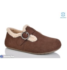 Туфлі жіночі на зиму (6 пар р.36-40) коричневий  "TETRAST"