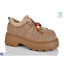 Туфлі жіночі на зиму (6 пар р.36-40) коричневий  "TETRAST"
