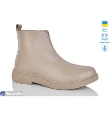 Черевики жіночі на зиму (6 пар р.37-41) бежевий  "LIKA"