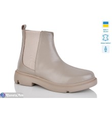Черевики жіночі на зиму (6 пар р.37-41) бежевий  "LIKA"