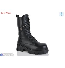 Черевики жіночі на зиму (8 пар р.36-41) чорний  "QQ&Панда"