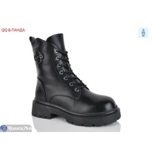 Черевики жіночі на зиму (8 пар р.36-41) чорний  "QQ&Панда"