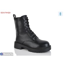 Черевики жіночі на зиму (8 пар р.36-41) чорний  "QQ&Панда"