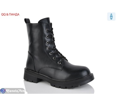 Черевики жіночі на зиму (8 пар р.36-41) чорний  "QQ&Панда"