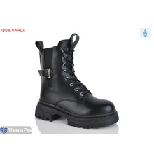 Черевики жіночі на зиму (8 пар р.36-41) чорний  "QQ&Панда"