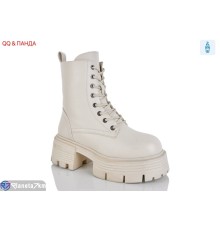 Черевики жіночі на зиму (8 пар р.36-41) бежевий  "QQ&Панда"