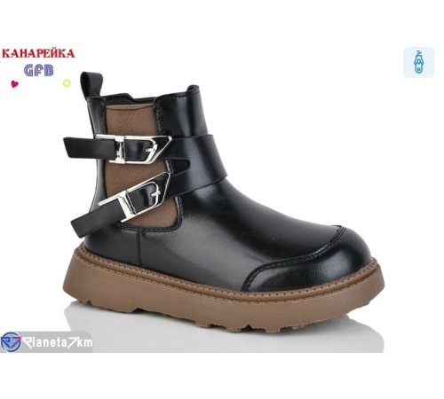 Черевики дитячі на весну/осінь (8 пар р.28-33) чорний  "GFB-Канарейка" Черевики дитячі на весну/осінь (8 пар р.28-33) чорний  "GFB-Канарейка"