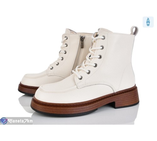 Черевики жіночі на зиму (8 пар р.36-41) бежевий  "LOREDANA"