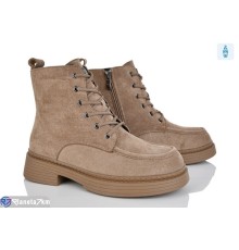 Черевики жіночі на зиму (8 пар р.36-41) бежевий  "LOREDANA"