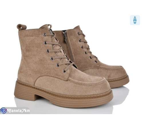 Черевики жіночі на зиму (8 пар р.36-41) бежевий  "LOREDANA"