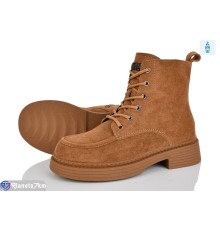Черевики жіночі на зиму (8 пар р.36-41) camel  "LOREDANA"