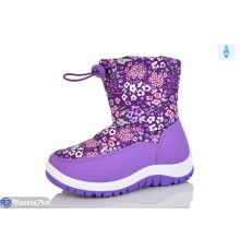 Дутики дитячі на зиму (8 пар р.22-29) фіолетовий  "LINKA"