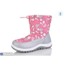 Дутики дитячі на зиму (8 пар р.28-35) рожевий  "LINKA"