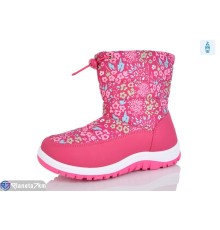 Дутики дитячі на зиму (8 пар р.28-35) рожевий  "LINKA"