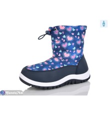 Дутики дитячі на зиму (8 пар р.28-35) синій  "LINKA"