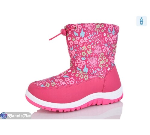 Дутики дитячі на зиму (8 пар р.28-35) рожевий  "Melinda"