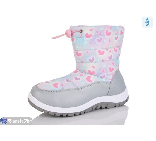 Дутики дитячі на зиму (8 пар р.28-35) сірий  "Melinda"