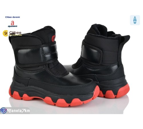 Дутики дитячі на зиму (6 пар р.27-32) чорний  "BELIES-D"