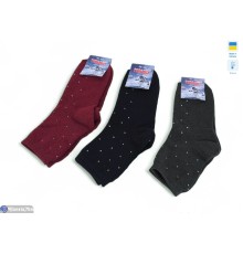 Жіночі шкарпетки на зиму (12 шт. р.сетка 36-40) мікс  "VERONIKA"