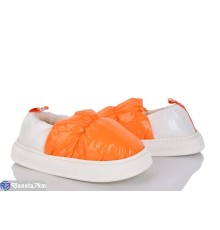Тапки жіночі на зиму (6 пар р.36-41) оранжевий  "Lexi"