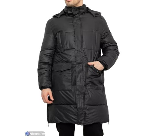 Куртка чоловіча на зиму (5 шт. р.сетка 5XL-9XL) чорний  "Masari"