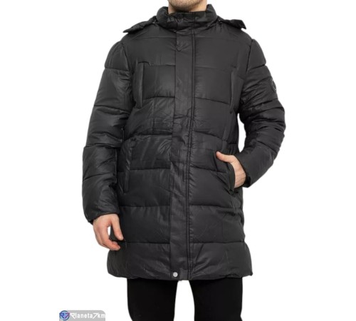 Куртка чоловіча на зиму (5 шт. р.сетка L-4XL) чорний  "Masari"