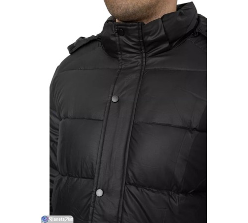 Куртка чоловіча на зиму (5 шт. р.сетка L-4XL) чорний  "Masari"