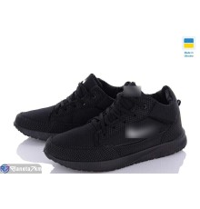 Кросівки чоловічі на зиму (10 пар р.41-45) чорний  "MURMUR"