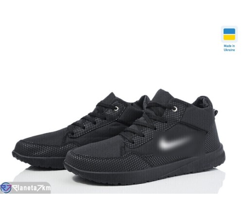 Кросівки чоловічі на зиму (10 пар р.41-45) чорний  "MURMUR"