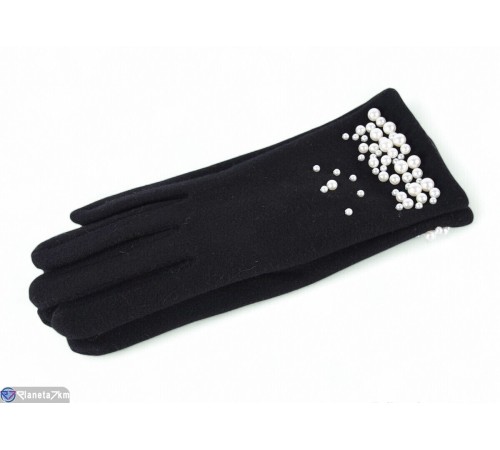 Рукавички жіночі на зиму (10 шт. р.сетка 6,5-8,5) чорний  "RUBIBAS"