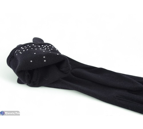 Рукавички жіночі на зиму (10 шт. р.сетка 6,5-8,5) чорний  "RUBIBAS"