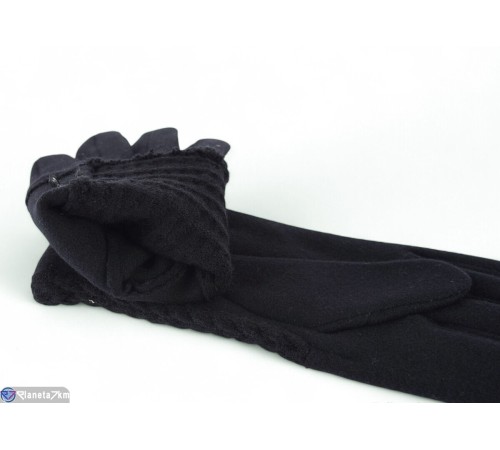 Рукавички жіночі на зиму (10 шт. р.сетка 6,5-8,5) чорний  "RUBIBAS"