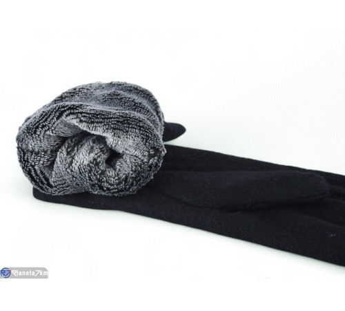 Рукавички жіночі на зиму (10 шт. р.сетка 6,5-8,5) чорний  "RUBIBAS"