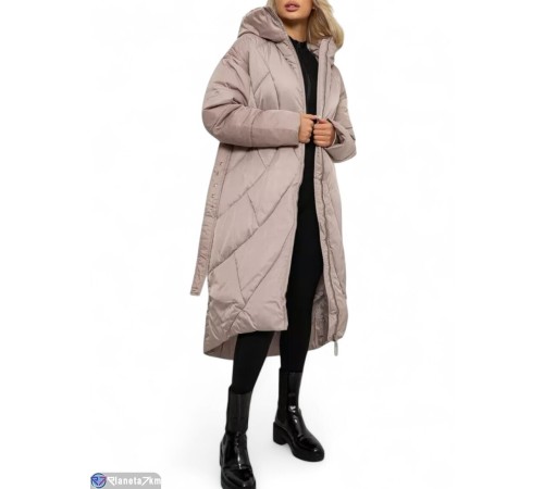 Куртка жіноча на зиму (4 шт. р.сетка S-XL) рожевий  "Masari"