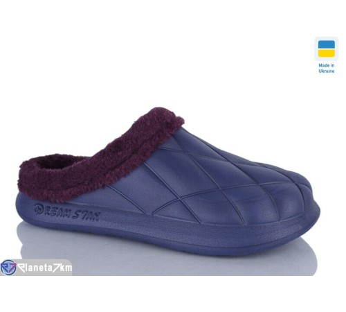 Жіночі сабо на зиму (6 пар р.36-41) синій  "INPIRE"