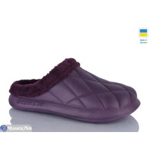 Жіночі сабо на зиму (6 пар р.36-41) фіолетовий  "INPIRE"