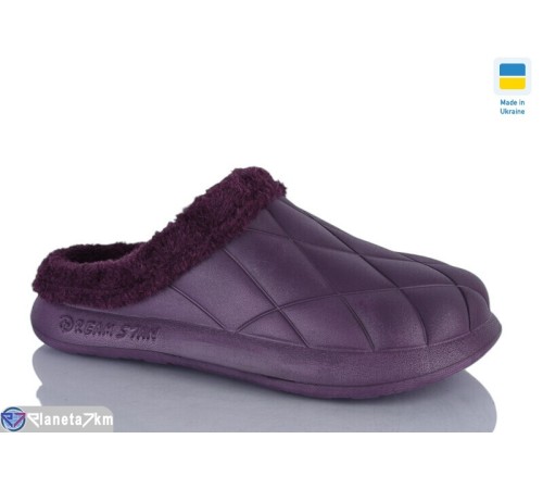 Жіночі сабо на зиму (6 пар р.36-41) фіолетовий  "INPIRE"